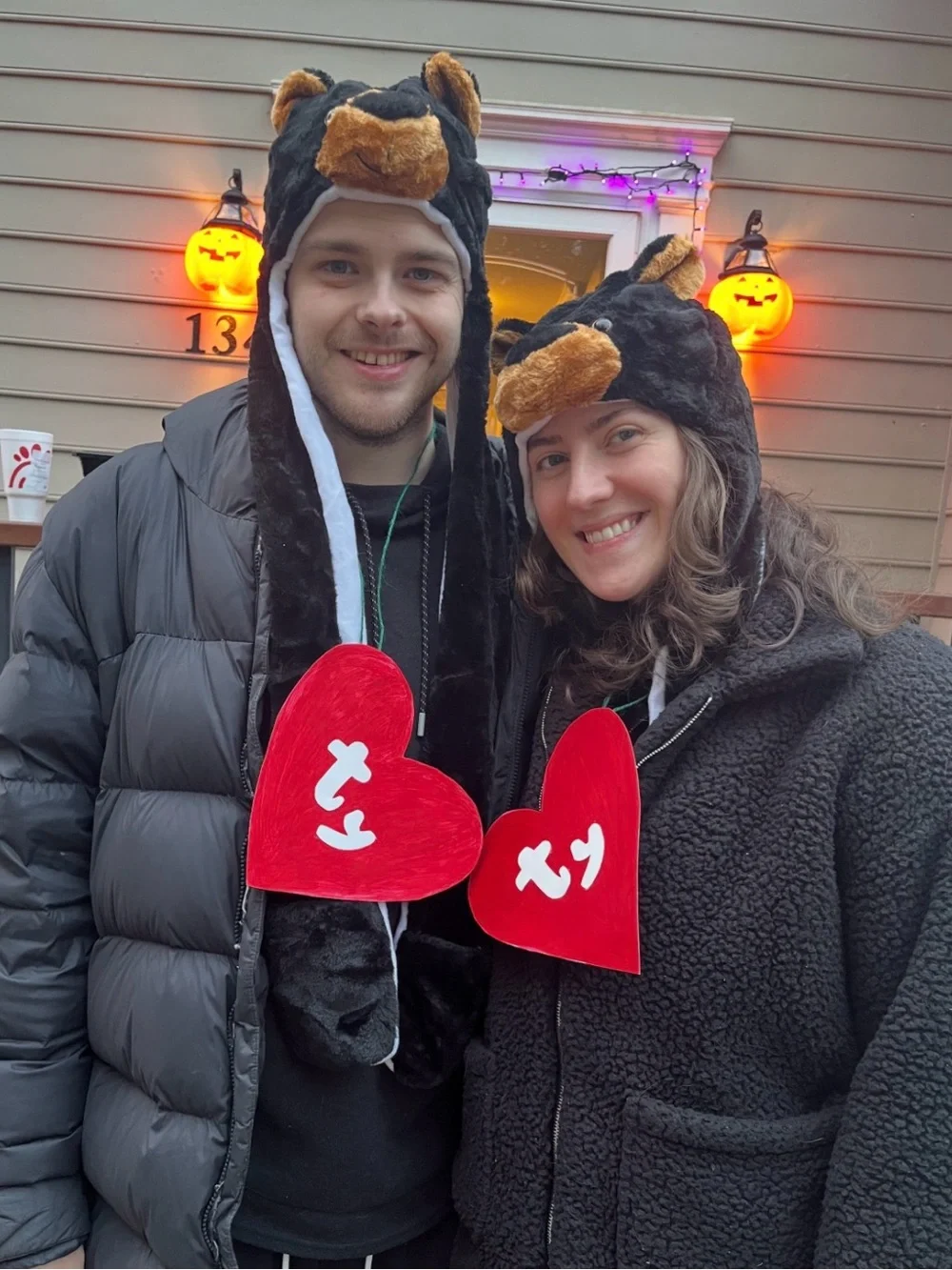 Plush Animal Hooded Scarf
